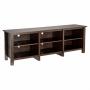 Rockpoint 70INCH Tv Stand Storage Media Console Entertainment Center Espresso