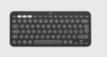 Logitech Keyboard Wired K380S Pebble Blk