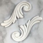 White Resin Furniture Swirl Wing White 2X