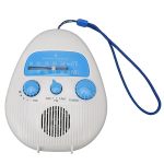 Shower Radio Bathroom Radio Am Fm Radio With Built In Speaker Portable Battery Operated Radio For Home Outdoor Travel