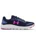 Grade School Ua Surge 2 Running Shoes - Midnight Navy / Halo Gray / Meteor PINK-404 / 6