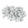 7MM White Cable Clips - 100 Piece Pack For Secure Cable Management
