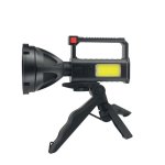 Folding LED Camping Torch Work Lamp With Stand