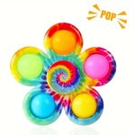 Press Bubble Fidget Spinners Toys Pop Sensory Fidget Spinners Toys Valentine Day Gifts Easter Basket Stuffers Gifts Stocking Stu