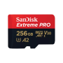 SanDisk Extreme Pro 256GB 4K Video Microsdxc Card With Adapter