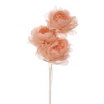 Artificial Pink David Austin Rose Bouquet