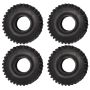4PCS 120MM 1.9 Rubber Rocks Tyres Wheel Tires For 1/10 Rc Rock Crawler Axia