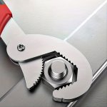 Universal Adjustable Wrench Tool Set: Multifunctional Double-ended Pipe Wrench & Live Mouth Pliers For All Your Diy Needs