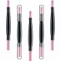 5 Pieces Pumice Stone Nail File Double-headed Nail Polishing Pen Stick Cuticle Remover Trimmer Buffer Pedicure Pen Nail Art Care Tool For Household Beauty