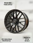 19" Mercedes-benz Alloy Rims Staggered Fitment 8.5J Front 9.5J Rear 5 112 Pcd