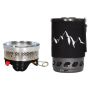 Fast-boil 1000W Portable Backpacking Camping Stove System - 0.9L Pot
