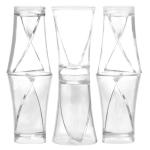 Twister Clear Glass 50ML 6 Pk