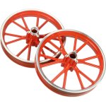Set 2.50-10 Orange Dirt Bike Rims - Orange