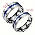 1PC New Titanium Steel Ring Men's 6 8MM Fashion Titanium Steel Glossy Ring