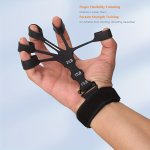 1PC Fingers Stretching Trainer Adjustable Hand Grip Strengthener For Hand Workout And Muscle Building