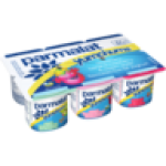 Yumchums Smooth Medium Fat Cream Soda banana Raspberry strawberry Yoghurt Multipack 6 X 100G