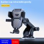 Sucker Car Phone Holder Mount Stand For Gps Telefon Mobile Cell Support For Iphone 13 12 11 Pro Xiaomi/samsung 360-DEGREE Adjustable Suction Cup Car