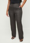 Textured Fabric Woven Trousers - Anthracite
