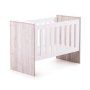 Willow Baby Cot - White & Lenza Oak