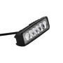 1 PC 4D 18W Spot Work Off-road Light Bar