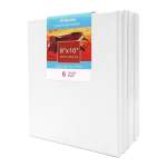 Stretch Canvas 6 Set Value Pack White - 8" X 10