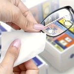 50 100PCS Glasses Anti Fog Wipes Disposable Glass Cleaning Wipes Suitable For Cleaning Glasses Phone Screens Etc. Are The Ideal