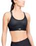 Women's Ua Infinity Mid Sports Bra - Black / XL
