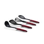 Berlinger Haus 4PC Nylon Utensil Set Burgundy
