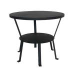 Tri-max Metal Side Table Charcoal