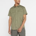 Jeep Mens Short Sleeve Safari Shirt - L