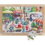 Beleduc Frame Puzzle - Market 24 Pieces