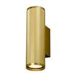 BOSTON 2 Metal Wall Light In Gold Black Bronze - Bronze