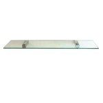 - Glass Shelf Square Glass Shelf Pearl 50 X 12CM