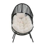 Luxury Outdoor Egg Chair With Cushion