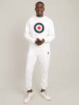 Target Emb Crew Fleece - White - XXL White