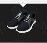 Bat-styled Silicone Travel Shoelaces - Grey