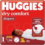 Huggies Dry Comfort Nappies Size 1 Jumbo Pack 84S