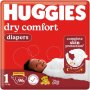 Huggies Dry Comfort Nappies Size 1 Jumbo Pack 84S