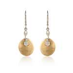 Organic Shaped Disc - Solid 9KT Yellow Gold