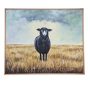 Black Sheep Acrylic Painting Sotran Dekorativ