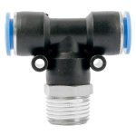 Aircraft - Pu Hose Fitting Tee 12MM-1 2 M - 2 Pack
