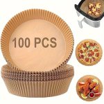 Disposable Air Fryer Liners - 30 50 100PCS Non-electric Perfect For Baking & Cooking Easy Cleanup Kitchen Essentials