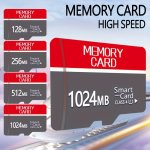 High Speed Flash Memory Card 1024MB 512MB Tf sd Card For Tablets cameras mobile Phones 4K Ultra HD Psp Game Pro Monitor PC Mobil