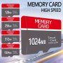 High Speed Flash Memory Card 1024MB 512MB Tf/sd Card For Tablets/cameras/mobile Phones 4K Ultra HD Psp Game Pro Monitor PC Mobile Phone Headphone Speaker