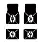 4PCS Universal Car Floor Mats Shield Graphic Auto Interior Carpet Protector