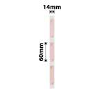 NB304 - - D11 D101 D110 H1S - 14X60MM - 110 Cherry Pink Labels