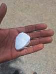 Snow White Tumbled Pebbles 20 Kg Bag Gauteng Only
