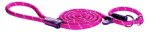 Rogz Rope Medium 9MM 1.8M Long Moxon Dog Rope Lead Reflective Different Colours - Pink