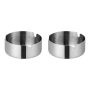 Rv Round Stainless Steel Cigarette Ashtray - 2 Pack