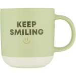Clicks Newhone Chine Two Toned Colour Solgan Mug Olive